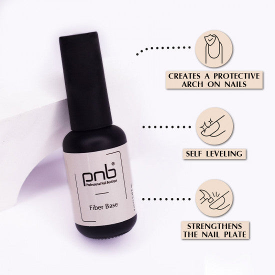 UV/LED Fiber Base Porcelain Pink 8ml