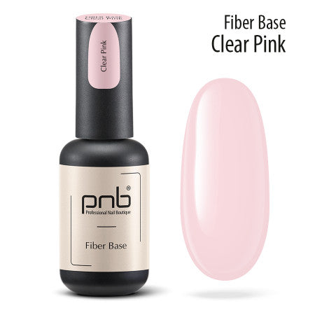 UV/LED Fiber Base Clear Pink 8 ml