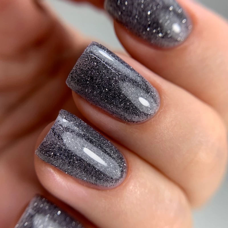 UV/LED Gel Polish SHOCK EFFECT PNB 09 Crystal Black 8 ml