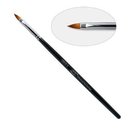 12 D. Nail Art Brush oval sharp 2-s PNB, nylon