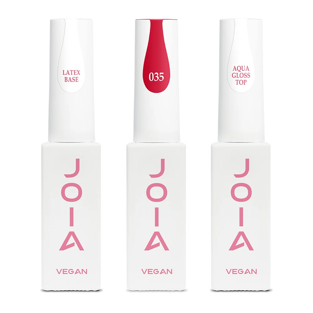 Kit for gel polish Supercombo Red Classic