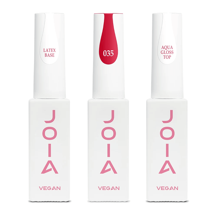 Kit for gel polish Supercombo Red Classic