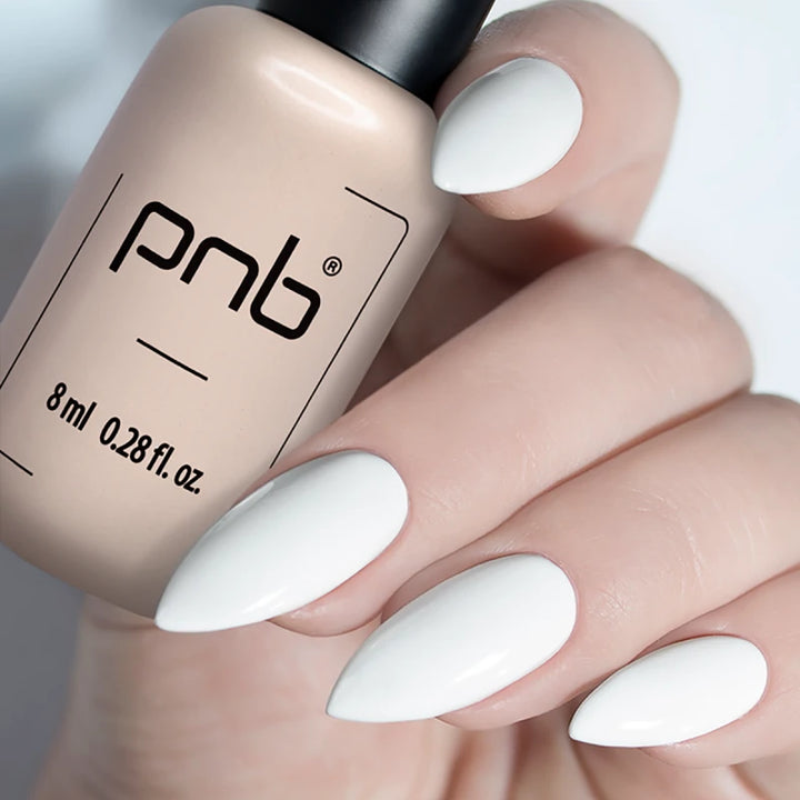 Gel nagellak PNB Perfect White, 8 ml