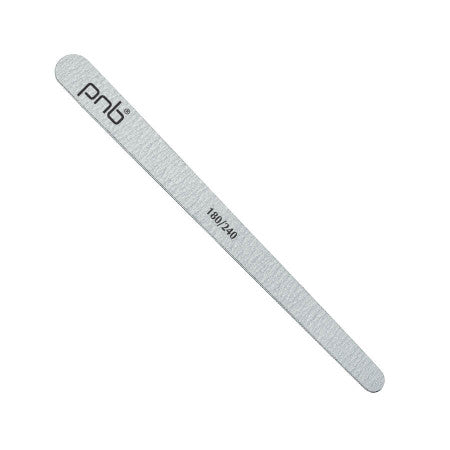 Nail file PNB 180/240 Gray, half circle (25 pcs/pack)  price for 1 pc