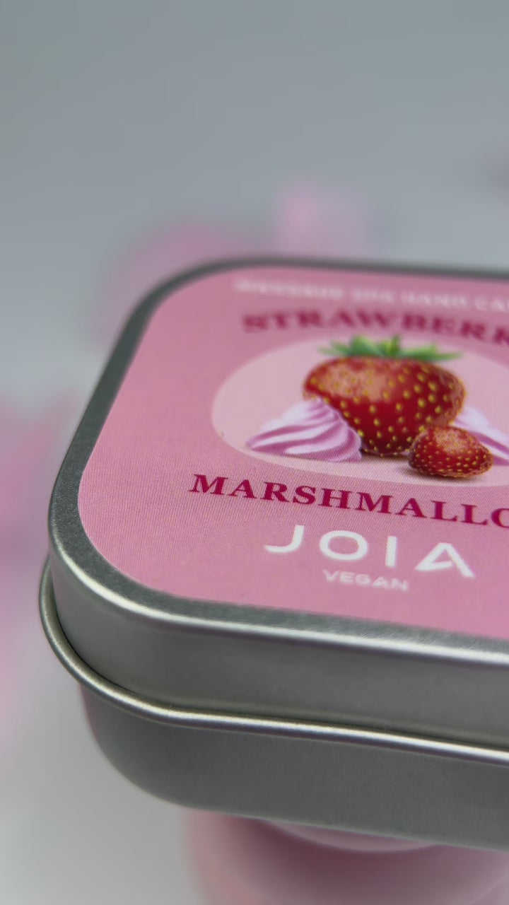JOIA VEGAN - Massage spa handkaars aardbei marshmallow, 65 ml