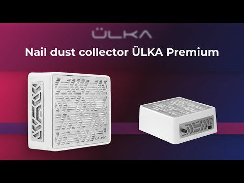 Tabletop dust collector Ülka Premium white