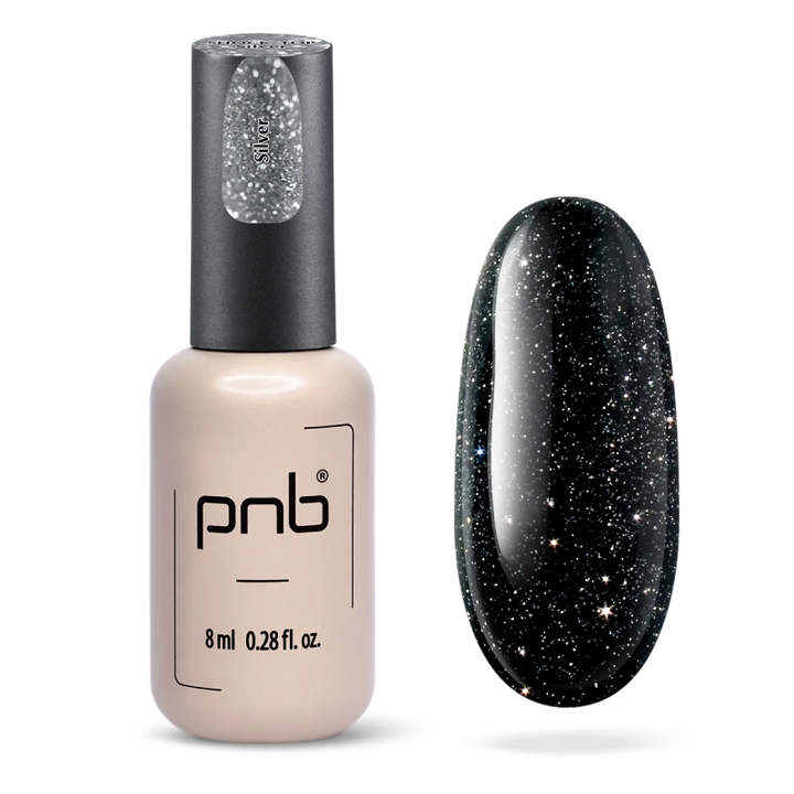 UV/LED Shoсk Top PNB, Silver PNB, No Whipe, 8 ml