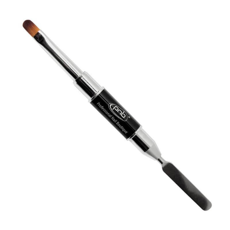 Brush oval + spatula 2in1