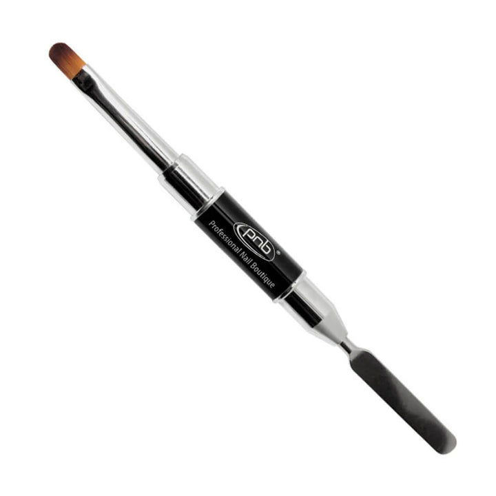 Brush oval + spatula 2in1