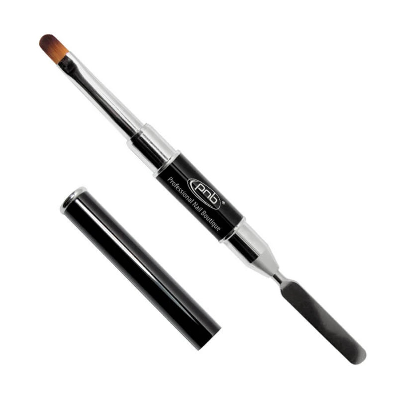 Brush oval + spatula 2in1