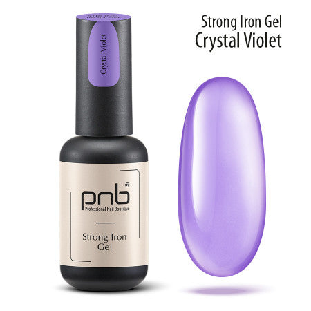 UV/LED Strong iron gel Сrystal Violet PNB 8 ml