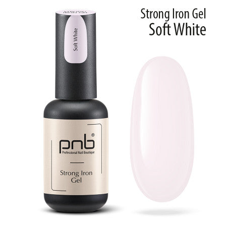 UV/LED Strong iron gel soft white  8 ml