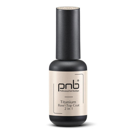 Gel Nail Polish Titanium Base/Top Coat 2-in-1 PNB 8 ml